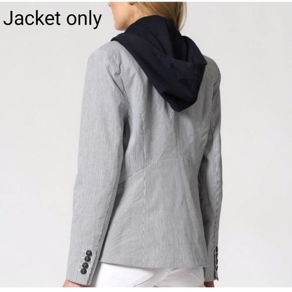 Fate One Button Pinestripe Jacket Blazer Large - Picture 2 of 10